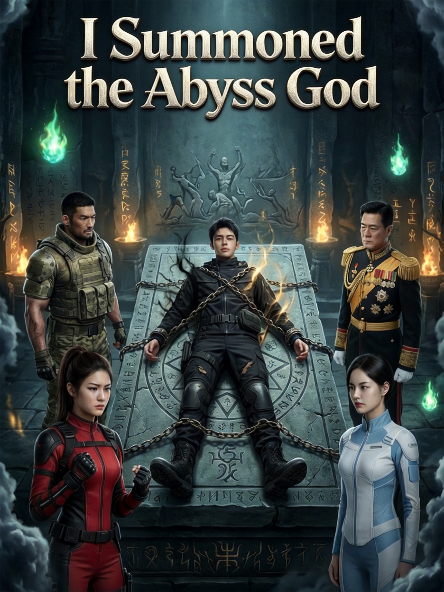 Poster for I Summoned the Abyss God